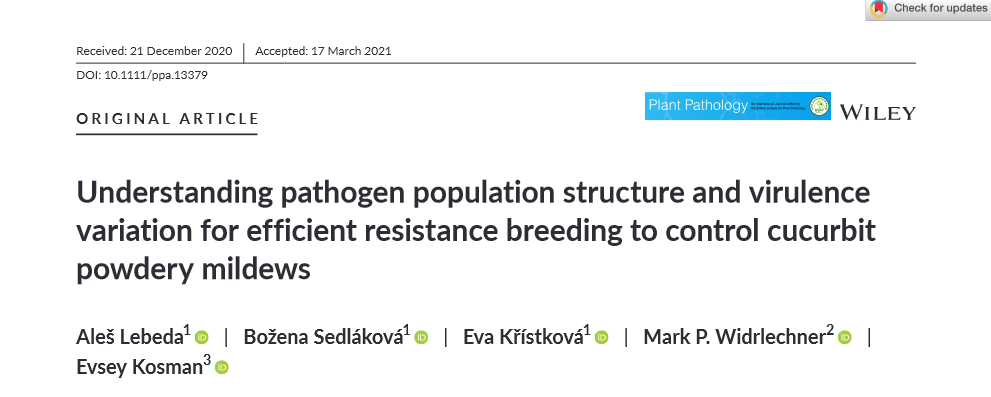 Understanding pathogen population structure and virulence variation for efficient resistance breeding to control cucurbit powdery mildews